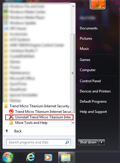 how to uninstall trend micro